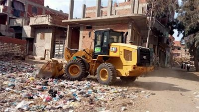 رفع 17 الف و440 طن قمامة ومخلفات مبانى بمدن الشرقية