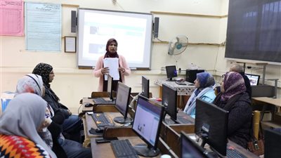 تدريب العاملين على منصة التعليم الالكترونى للشركة القابضة للمياه