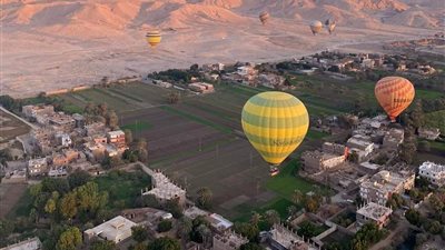 إلغاء رحلات البالون السياحى لسوء الأحوال الجوية بالأقصر