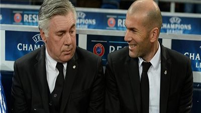 زين الدين زيدان مديرا فنيا لريال مدريد خلفا لانشيلوتى فى هذه الحالة