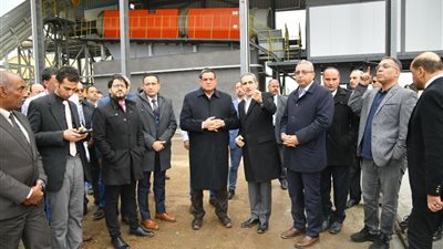 وزير التنمية المحلية يتابع تطوير مصنع القمامة بالمحلة الكبرى