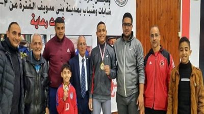 ٣ميداليات لأبناء المشروع القومي للموهبةوالبطل الأولمبي بالقليوبية
