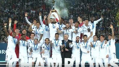 شاهد.. فرحة لاعبى ريال مدريد باللقب الخامس من كأس العالم للأندية
