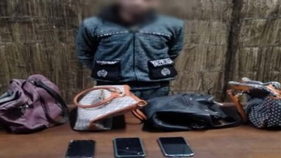 ضبط عاطل تخصص فى سرقة حقائب السيدات بالقاهرة