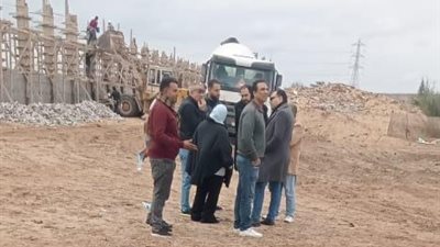 توصيل المرافق بمنطقة ال 108 فدان امتداد المنطقة الصناعية بجمصة