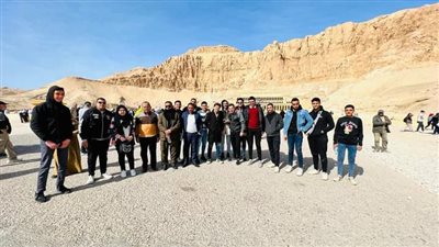 تنظيم رحلة إلى محافظة الأقصر للفائزين في مسابقة التوعية السياحية