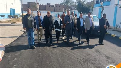 نائب محافظ المنيا يتفقد محطة مياه معصرة ملوي