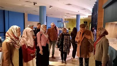 تنشيط السياحة بالشرقية تُنظم ورشة فنية بمتحف تل بسطا