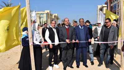 يوم رياضي لطلاب جامعة العريش تحت شعار 