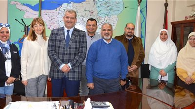 رئيس مياه الفيوم .. يستقبل وفد منظمة اليونيسف
