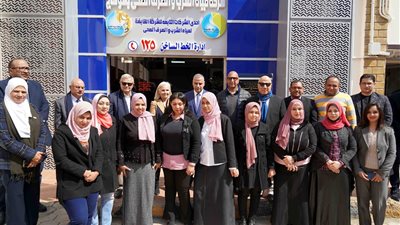 جولة تفقدية لمحافظ سوهاج ومديرة بعثة الوكالة الأمريكية