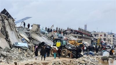 الدفاع المدنى بشمال سوريا: انهيار مبنيين فى جنديرس