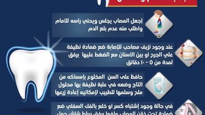 الإسعافات الأولية لإصابات وحوادث الأسنان