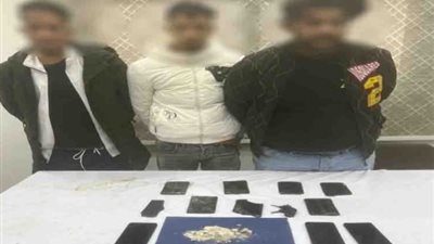 ضبط ثلاث أشخاص بـ مواد مخدرة في القاهرة
