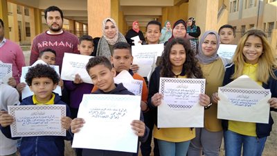 تكريم الأوائل بمدرسة د مجدى يعقوب بحدائق اكتوبر بالجيزة