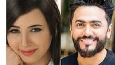 تامر حسنى مع ساندى على كورنيش والسبب 