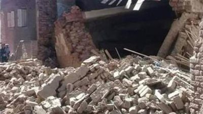 إصابة 2 في انهيار منزل من الطوب اللبن فى قنا