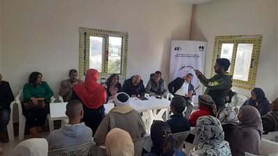 ورشة عمل لتعريف أمرأة ببلبيس من ذوي الاحتياجات بحقوقهاالإنسانية