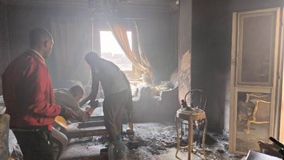 السيطرة على حريق بجنوب الجيزة ولا توجد اصابات.. صور