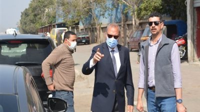 جولة تفقدية لمحافظ القليوبية بمدينتي شبرا الخيمة والخصوص