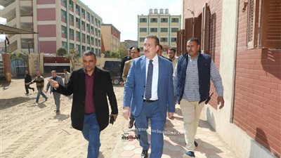 محافظ المنوفية يتابع الأعمال الإنشائية لمجمع المواقف النموذجي