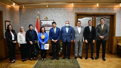 وزير الشباب يبحث التعاون الثنائي مع منظمة الصحة العالمية