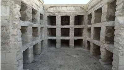 اثار الاسكندرية تستعد لافتتاح مقابر الشاطبي الاثرية بعد تطويرها