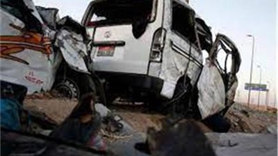 إصابة 10 فى تصادم سيارتى ميكروباص بصحراوى البحيرة
