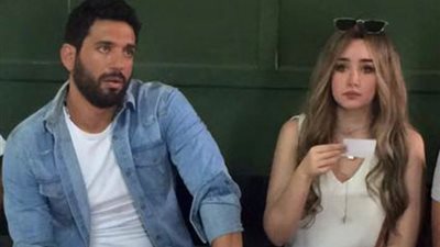 هنا الزاهد مع حسن الرداد فى 