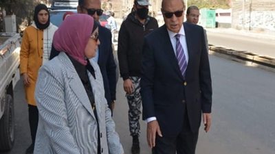 محافظ القليوبية يتفقد رصف وتطوير طريق ابو الغيط ومحور الباسوسية