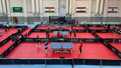 إنطلاق بطولتي العراق الدولية وغرب آسيا لكرة الطاولة
