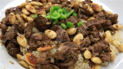 طريقة عمل أرز بكبدة الدجاج