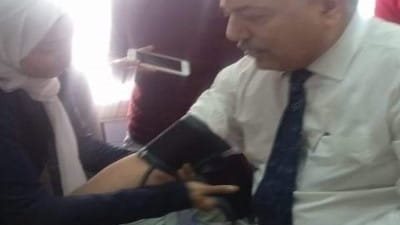 وكيل الصحة بالقليوبية يتابع سير العمل بمستشفى القناطر المركزي
