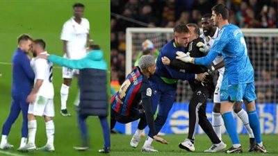شاهد..اشتباك لفظي بين كارفخال نجم ريال مدريد وحارس برشلونة