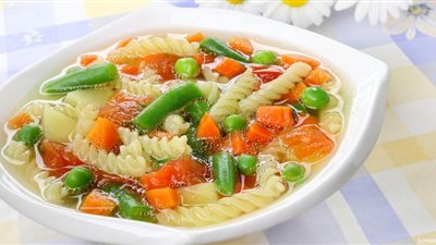 طريقة عمل شوربة المكرونة