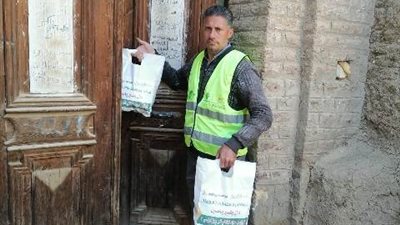 توزيع 33ألف كيلو من البطاطس على3300 أسرة بقرى بني سويف