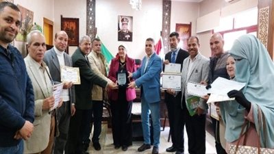 مدير تعليم القليوبية تكرم متدربي اللغة الفرنسية بمشروع trefle