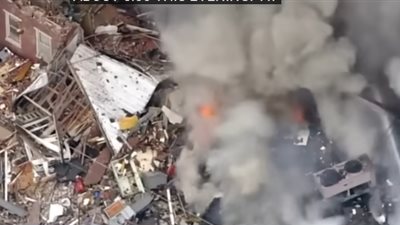 لحظة انفجار مصنع شوكولاتة ..فيديو