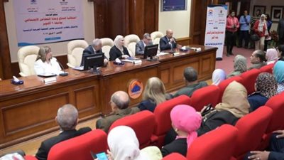 القباج تفتتح وحدة التضامن الاجتماعي بجامعة 6 أكتوبر