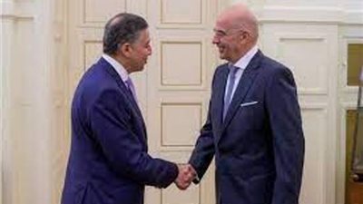 وزير خارجية اليونان يستقبل سفير مصر في أثينا