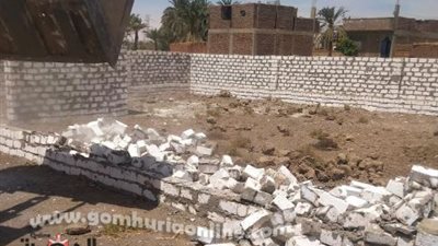 إزالة 6 حالات تعدى على الأراضى بإسنا جنوب الأقصر