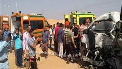 إصابة 4 أشخاص في تصادم بالشرقية