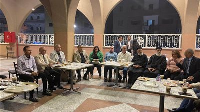 مطرانية سمالوط تقيم حفل الإفطار الجماعي للقيادات السياسية