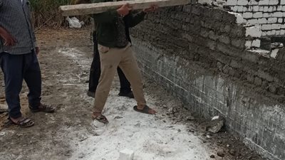 إزالة حالات تعدي بمراكز دسوق والحامول و مطوبس