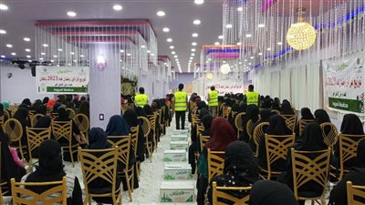 بالصور توزيع كراتين رمضان على 150 أسرة الاولى بالرعاية بأسيوط