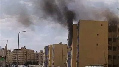 تفحم جثة شاب وإصابة والده وشقيقه في حريق بالسويس