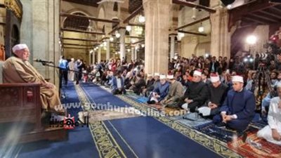 د. أحمد عمر هاشم يعود إلى رحاب دروس العلم في الجامع الأزهر