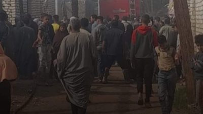 السيطرة على حريق شب في عدة منازل قبل الفطار ببني سويف