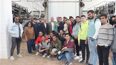 جهاز مدينة 6 أكتوبر ينظم زيارة لطلاب الهندسة بالمنطقة الصناعية