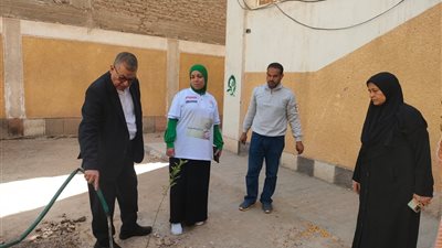 محافظ أسيوط: تنفيذ أعمال تشجير وزراعة شتلات بمركز القوصية